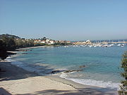 Praia de Aguete en Marín.