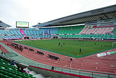 El Estadio Nagai, sede de la final.