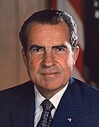 President Richard Nixon uit Californië Republikeinse Partij