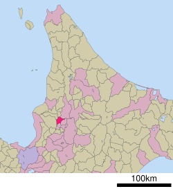 Takikawan sijainti Hokkaidōn prefektuurissa