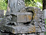 Bangs's monument at Rosehill Cemetery