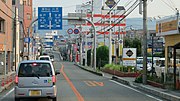 国道171号との交差 大阪府池田市石橋