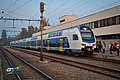 Stadler KISS motorvonat Szolnok állomáson