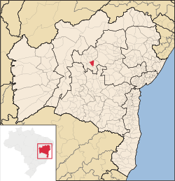 Localização de Canarana na Bahia