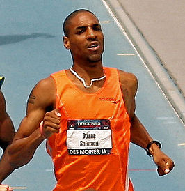 Duane Solomon tijdens de Amerikaanse kampioenschappen in 2010.