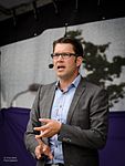 Åkesson valtalar i Borgholm den 6 augusti 2014