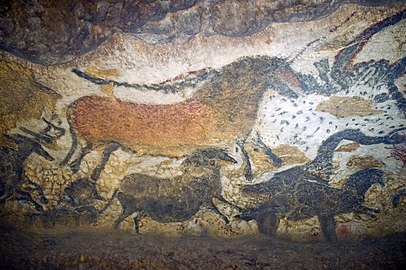 Magdalenian horses at Lascaux, France