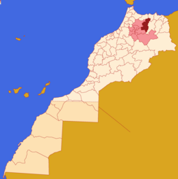 Provincia di Taza – Localizzazione