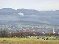 Blick von Norden auf die Gemeinde