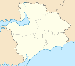 Soniachne is located in Zaporizhzhia Oblast