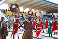 Image 10Men in colourful clothing with drums (from Burundi)