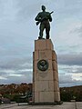 «Frigjøringsmonumentet» i Kirkenes over falne sovjetiske soldater i Sør-Varanger ble reist i 1952