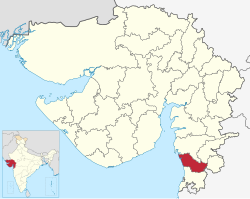 જિલ્લાનું ગુજરાતમાં સ્થાન