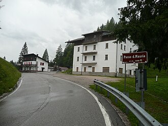 Passhöhe des Passo della Mauria