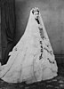 Princess Alexandra in her wedding dress