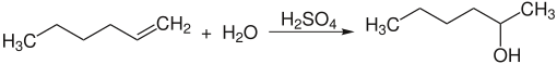 Herstellung von 2-Hexanol aus 1-Hexen