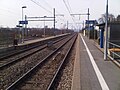 Vernier-Meyrin Station with French train control relay clearly visible in the foreground