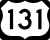 Bus. US 131 marker