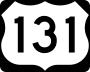 U.S. Route 131 marker