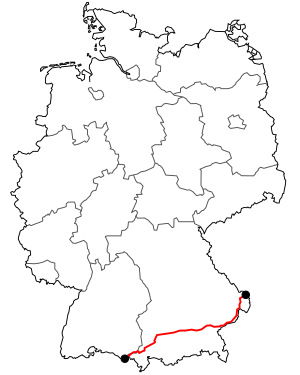 Verlauf der B 12