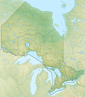 voir sur la carte de l’Ontario