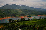 Castlereigh Reservoir on Kehelgamu Oya, a tributary of Kelani River.