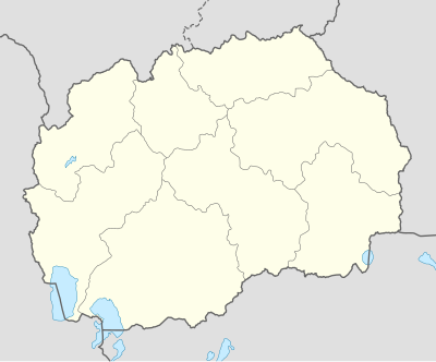 1998–99 Macedonian First Football League is located in North Macedonia