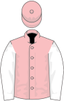 Pink, white sleeves