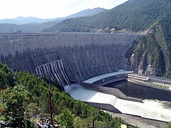 Barrage de Saïano-Chouchensk sur le fleuve Ienisseï, en 2010