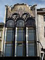 Façade vitrée très moderne pour l'époque (1906), sur Szervita tér