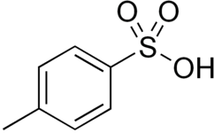 p-Toluenesulfonic acid, a widely used reagent in organic synthesis.