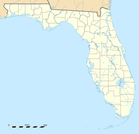 Map showing the location of Werner-Boyce Salt Springs State Park