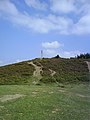 Vue du monument des montagnards morts depuis celui de Yoshin Ogata.