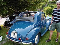 Fiat Topolino semiconvertible.