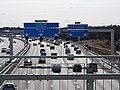 Échangeur entre l'A9 et l'A709 au niveau du péage de Montpellier-1 (Baillargues).