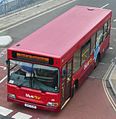 Dennis Dart in Red Rocket colours with a subsequently added Baby Bluestar logo in 2008