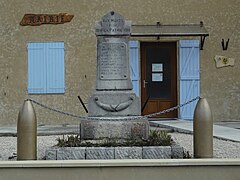 Monument aux morts de la Première Guerre mondiale.