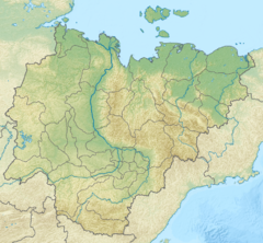 Byoryolyokh is located in Sakha Republic