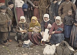 Scena di mercato (Kruševac, Serbia, 1913)