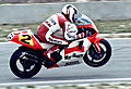 Wayne Rainey en 1990 à Laguna Seca sur l'OWC1