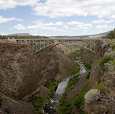 Crooked River High Bridge und Rex T. Barber Bridge im Jefferson County