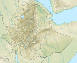 Location of Lake Afambo in Ethiopia.