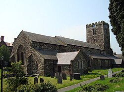 Die ehemalige Klosterkirche in Aberconwy