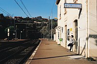 Stacja kolejowa w Collioure, 2007