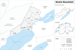 موقعیت Neuchâtel District