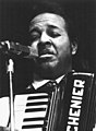 Clifton Chenier op 14 december 1977 geboren op 25 juni 1925