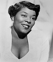 portrait of Dinah Washington, 1952