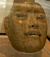 Olmec jade mask