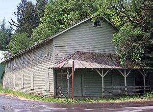 Saginaw's convention barns, used for church conventions since 1921