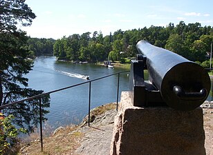 Kanon mot Baggensstäket